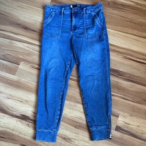 Kut from the Kloth Chris High Rise Jogger in Denim, sz 8